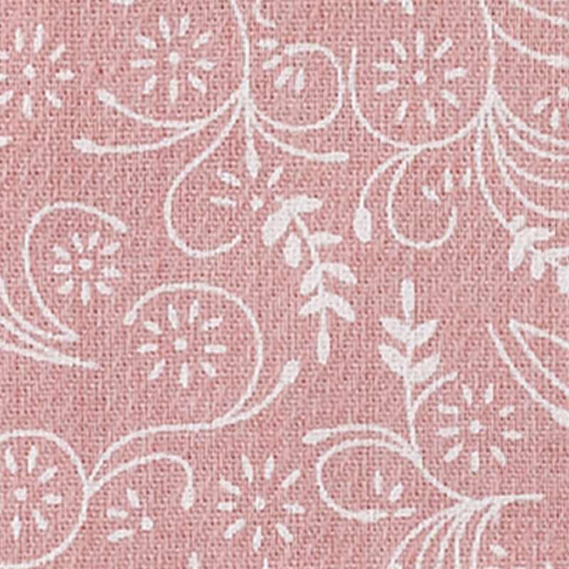 Jacob Alexander Men's Slim Width 2.75" Floral Neck Tie - Dusty Rose - Image 5